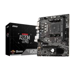 Motherboard Msi A520m-a Pro Am4 Ddr4 3ra Y 5ta Gen