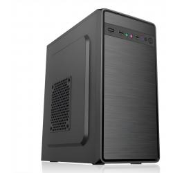 Gabinete kit Jalatec JT-K708 con fuente ATX negro incluye mouse  teclado y parla