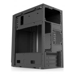 Gabinete kit Jalatec JT-K708 con fuente ATX negro incluye mouse  teclado y parla
