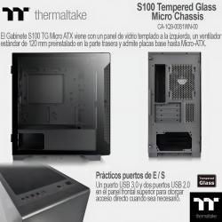 Gabinete Thermaltake S100 Negro
