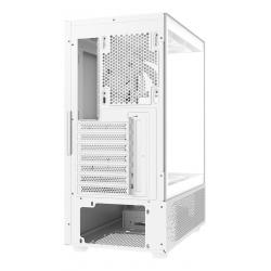 Gabinete Mid Tower Xpg Invader X Mini 5 Fan Argb Vidrio Templado White