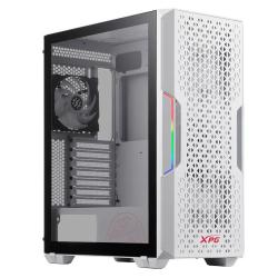 Gabinete XPG starker air BTF blanco E-ATX con Vidrio Templado y ARGB