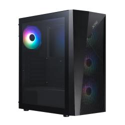 Gabinete XPG lander 500 atx con vidrio templado y 4 ventiladores argb
