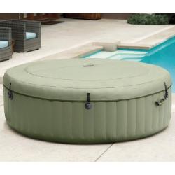 Jacuzzi Spa inflable Burbuja Terapia Oliva Redondo 795 Lt 196 x 71 cm 28426 2792