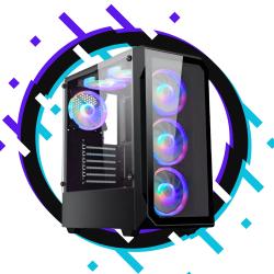 PC GAMER SHADOW PRO P1 - AMD RYZEN 7 8700G + 32GB RAM + 1TB SSD M.2