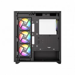 Gabinete XYZ titanium view x-cs-titanium300-b 4 aurax 120mm