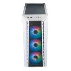 Gabinete Cooler Master Masterbox 520 Mesh Vidrio Temp Blanco