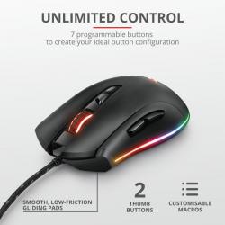 MOUSE GAMER TRUST QUDOS RGB GXT900