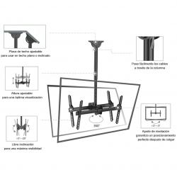 SOPORTE INTELAID TV DOBLE TELESCOPICO DE TECHO IT-CBS42D