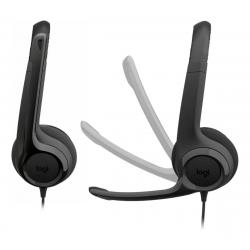 Auriculares logitech h390 usb-c negro con microfono