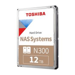 Disco rigido hdd toshiba n300 nas systems 12tb 3.5  sata 7,200 rpm hdwg51cxzsta