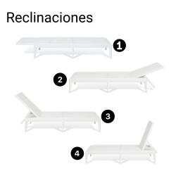 Reposera toomax numana 60.8x80x168 ratan blanco