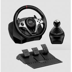Volante y pedalera genius speedmaster x1 caja manual