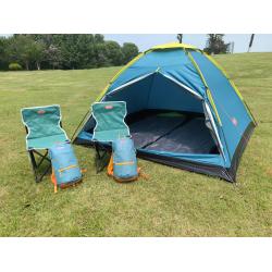 CARPA FOCO COMBO 2 SILLAS+2 BOLSAS DORMIR +2 MOCHILAS