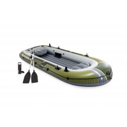 BOTE INFLABLE INTEX NEW SEAHAWK 4 SET(351 X 145 X 48CM) 66334NP