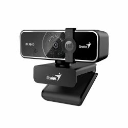 Webcam genius facecam 3000af black qhd 2k 60fps con tapa