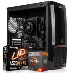 Pc Necxus Gamer Ryzen 3 3200g 16GB 256GB SSD M.2 Gabinete KIT