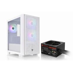 Gabinete c/fuente thermaltake versa h16  + tr2 500w (white edition)