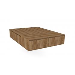 BASE DE COLCHON CON 6 CAJONES 160 CM ANCHO