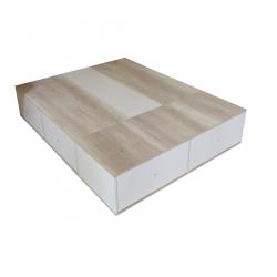 BASE DE COLCHON CON 6 CAJONES 170 CM ANCHO