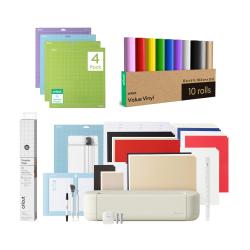 Kit esencial cricut explore 5 con vinilo removible tapetes y cinta de transferen