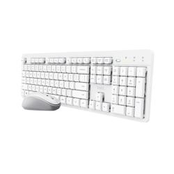 Kit teclado y mouse Trust Ody II blanco 25467