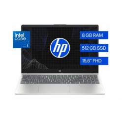 Notebook HP Core I3 8GB ddr5 512GB 15.6 pulgadas FullHD Windows 11 Home