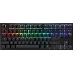 Teclado gamer ducky one 2 rgb tkl kailh box red switch double shot pbt mecanico
