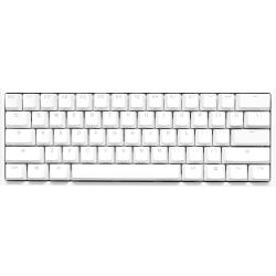 Teclado gamer ducky one 2 mini rgb white 60 mecanico