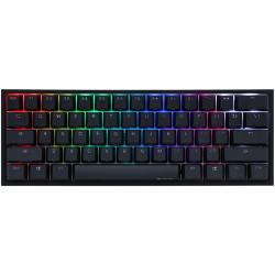 Teclado gamer ducky one 2 mini rgb kailh box white switch  mecanico iso sp