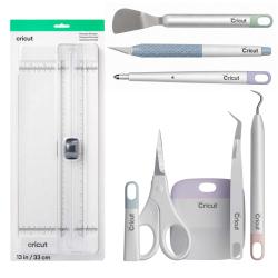 Kit de herramientas cricut con guillotina, lapiz de marcado y cuchillo truecontr
