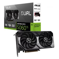 PLACA DE VIDEO ASUS DUAL RTX 5060TI O16GB EVO
