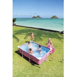 Pileta Estructural Intex Rectangular 220x150x60 cm 1662 L Rosa