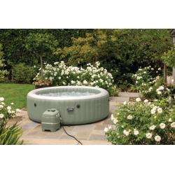 Inflable Intex Spa Burbuja Terapia Redondo 216x71 cm Oliva