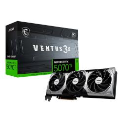Placa De Video Rtx 5070 Ti Msi Ventus 3x Oc 16gb Gddr7 Nvidia GeForce