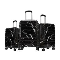 Set x 3 Valijas Rígidas ZOM ZL-S628BF Marble Black Fansy