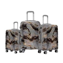 Set x 3 Valijas Rígidas ZOM ZL-S628MB Marble Vulcano