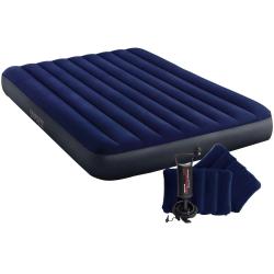 Colchón Inflable Intex Dura-Beam 2 1/2 Plazas 152x203x25 cm