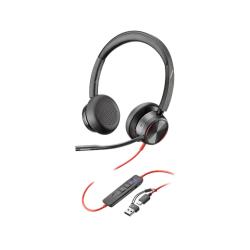 Auriculares Poly Blackwire 8225 USB-C Estéreo con Cancelación de Ruido