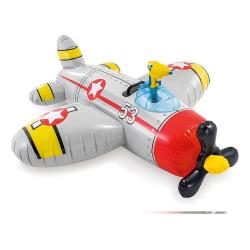 Flotador Inflable Intex Avión Gris con Pistola de Agua Niños