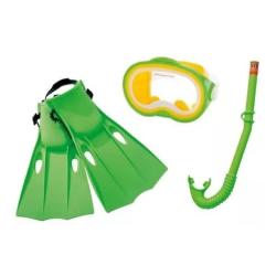 Set de Buceo Intex Master Class Máscara Snorkel y Aletas