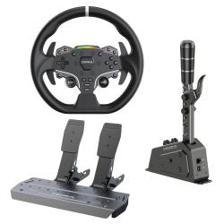 Simulador de Carreras MOZA R5 Direct Drive 5.5Nm + Pedales + SGP