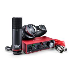 Kit Focusrite Scarlett 2i2 3rd Gen + Mic CM25 MkIII + Auriculares HP60