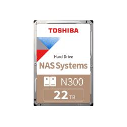 Disco Rígido Toshiba N300 NAS 22TB 3.5 SATA 7200 rpm