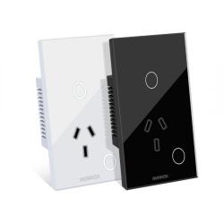 Tomacorriente HunnoX Smart Táctil 1 Canal Blanco