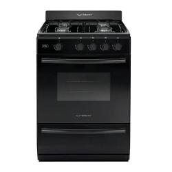 Cocina multigas 58cm Ormay Vita negra 4 hornallas horno parrilla