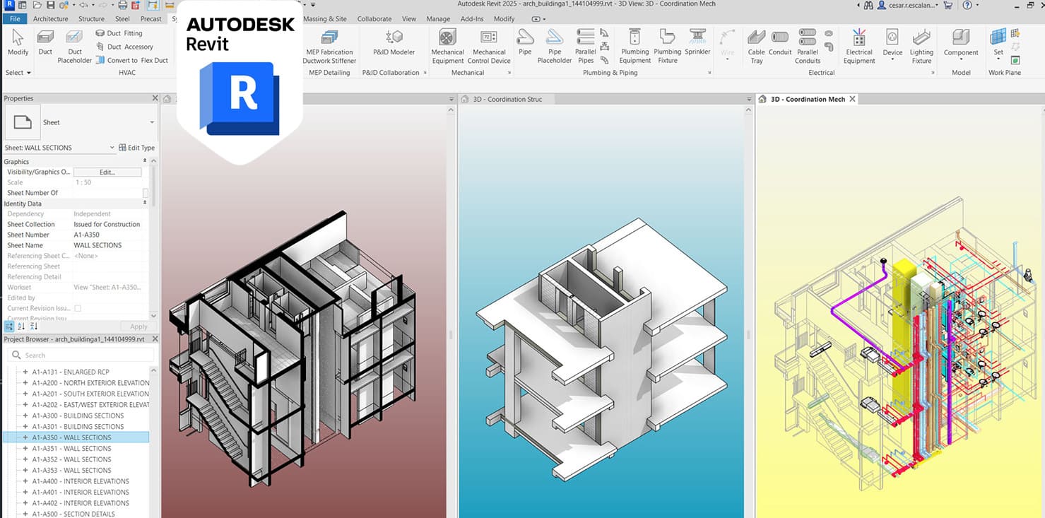 Revit tiene un puntaje de 65 sobre 100 en esta categoría. Nivel: Funcional.