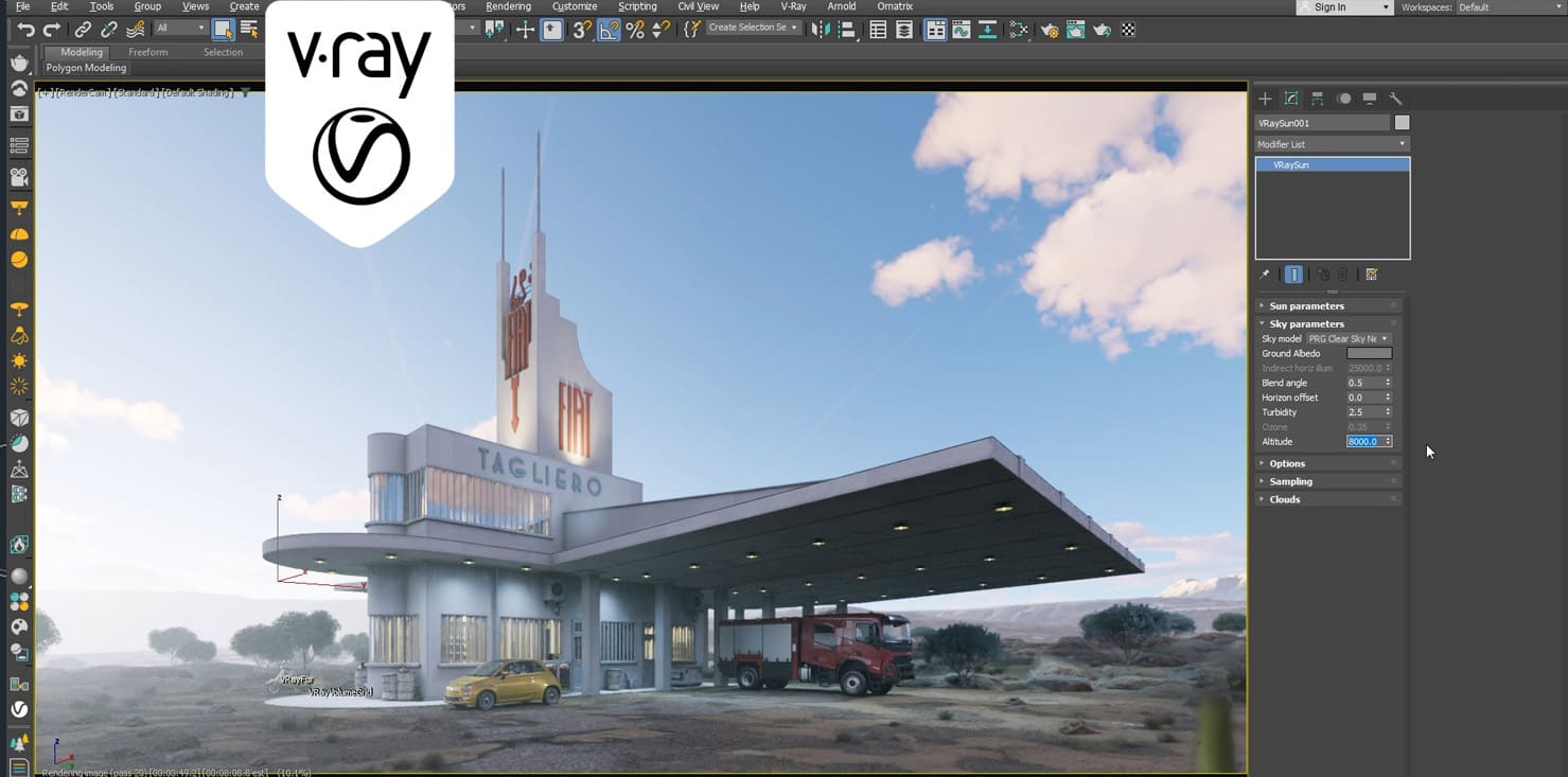 V-Ray tiene un puntaje de 70 sobre 100 en esta categoría. Nivel: Funcional.