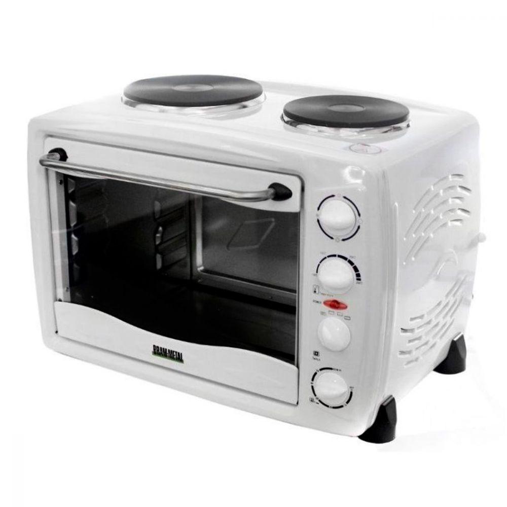 Horno Eléctrico Bram-Metal con Anafe 35 Lts