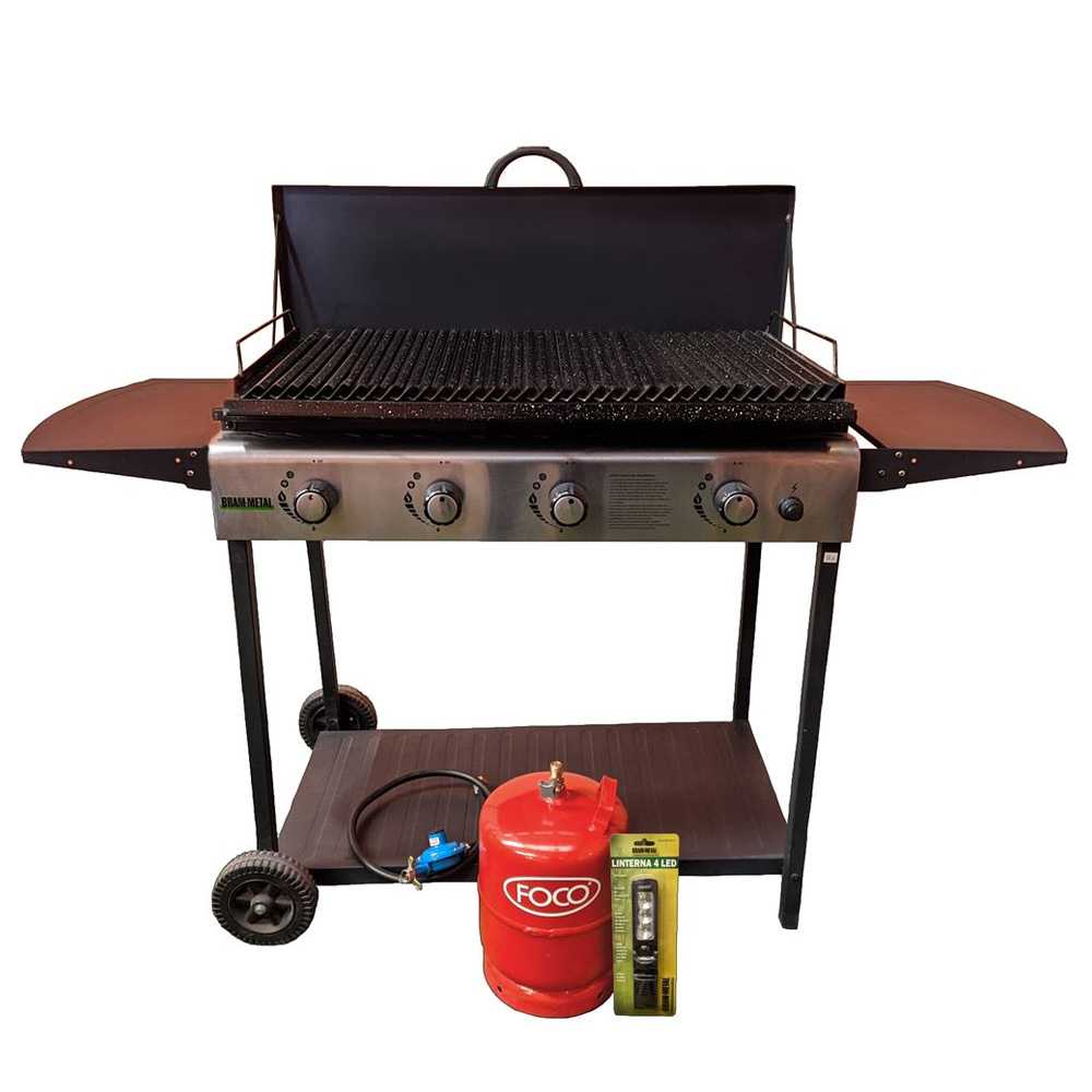 Parrilla a Gas Bram-Metal Dual 21181/9